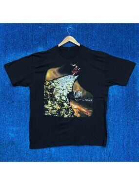 Korn Follow The Leader Album Cover Poster Nu Metal Tee XL